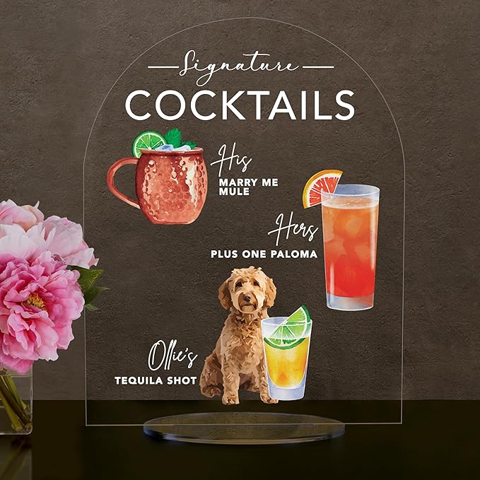 Pet Signature Drink Wedding Signs - Image 2