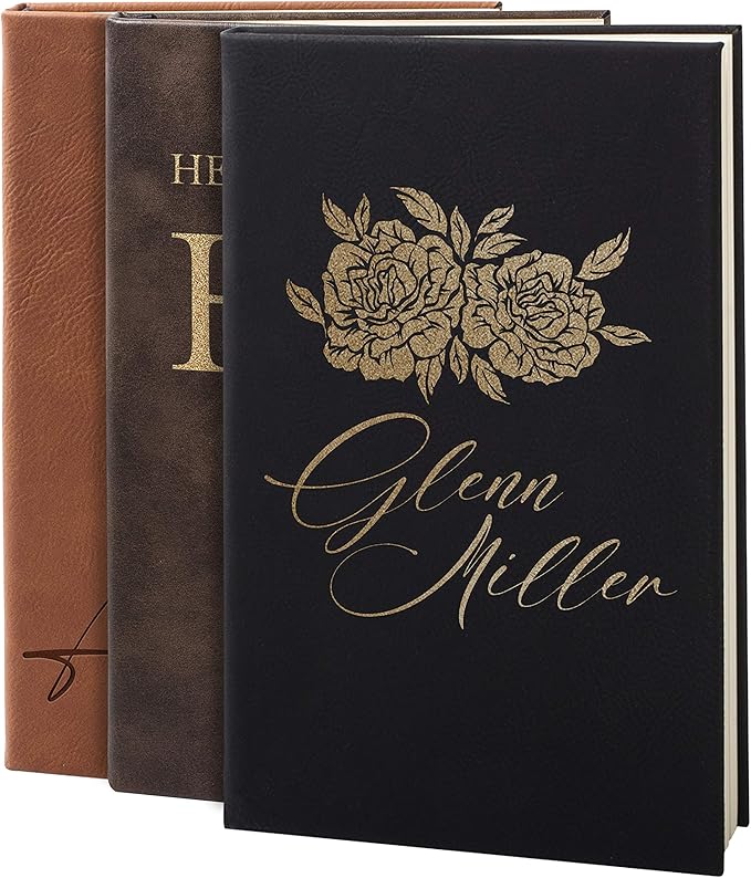 Personal Leather Journal Notebooks | 12 Design, 9 Color by Follow