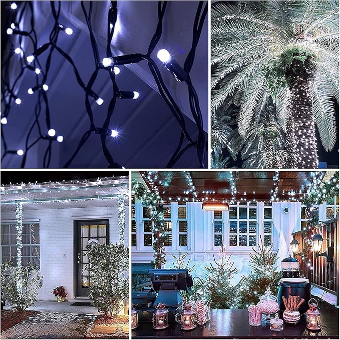 YEGUO 66ft 200 LED Christmas Lights Outdoor Waterproof - Image 7