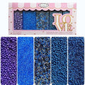 Confect Edible Cake Sprinkles – Decorating Mix | Navy & Blue Purple Pearls by CONFECTTHECAKEDECORATINGCO