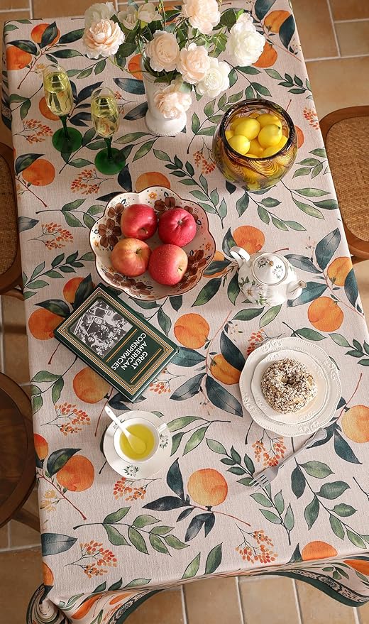 patdrea Designer Linen Small Tablecloth - Image 8