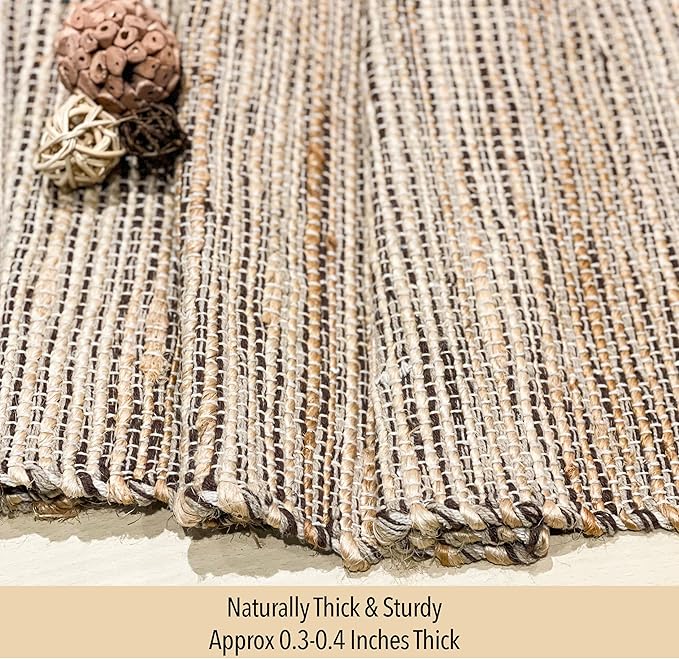 Chardin home Natural Jute Table Runner 13x36 Inch – Vintage Boho Rustic Table - Image 3