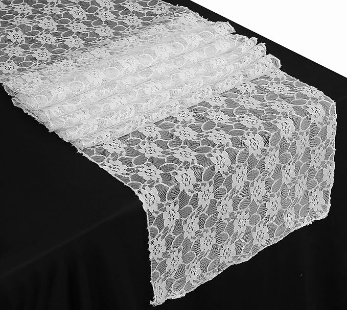 MDS Pack of 12 Wedding 12 x 108 inches Satin Table Runner by MDS