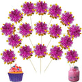 Ephlyn 30Pcs Foil Firework Cupcake Toppers Party Birthday Cake Toppers Supplies by Ephlyn