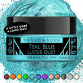 MONÉGASQUE Teal Blue Edible Glitter by MON%C3%89GASQUE