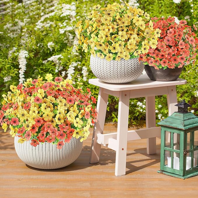 AmyHomie 16 Bundles Artificial Flowers - Image 7