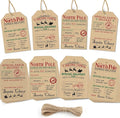 from Santa Christmas Gift Tags, 48 Kraft Labels by UnimaxPrint