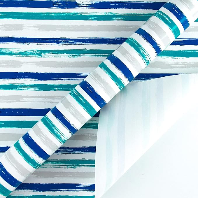WRAPAHOLIC Reversible Blue Wrapping Paper - Image 3