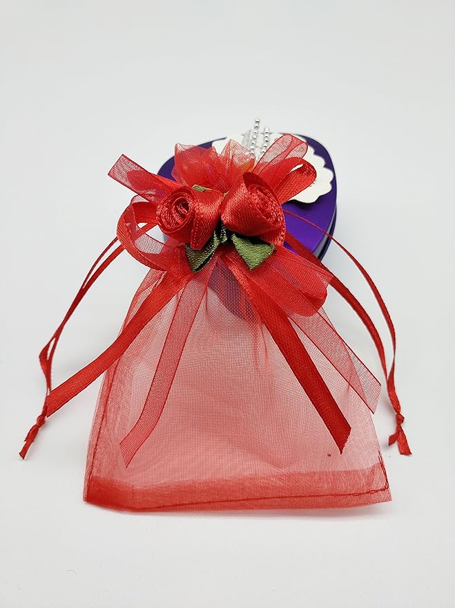 Ankirol 50pcs Sheer Organza Favor Bags - Image 8