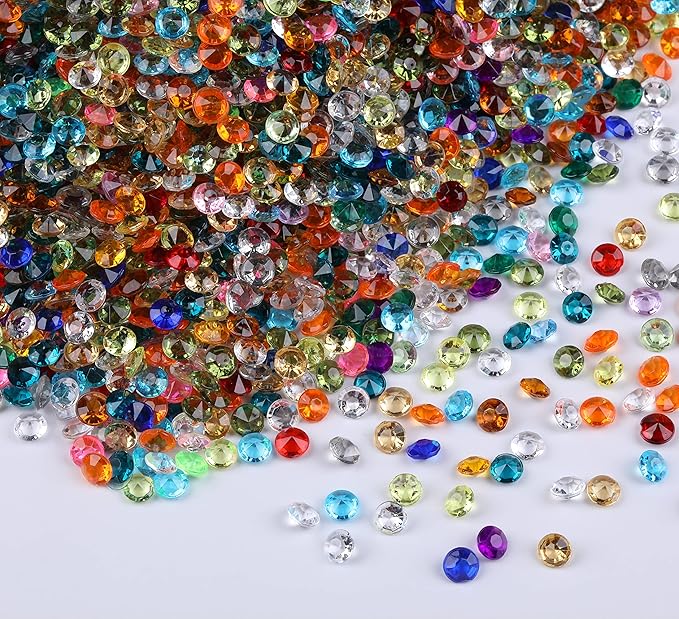 10000 pcs/Pack Wedding Table Scatter Confetti Crystals Acrylic Diamonds Vase by WelcometoGintoaria