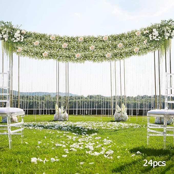 2 Pcs 5.8ft Artificial Baby Breath Flower Vines, Babys Breath Artificial - Image 8