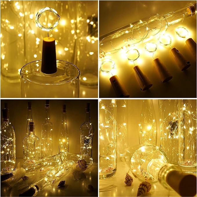 Bottle Lights 12 Pack 20 LEDs Cork Lights - Image 6