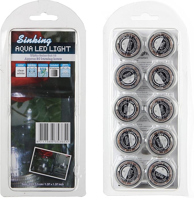 Halloween Lights Submersible LED Lights cr2032 Battery Powered Underwater - Image 8