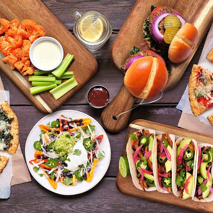 Patelai 12 Packs Wooden Cutting Board Set - Image 6