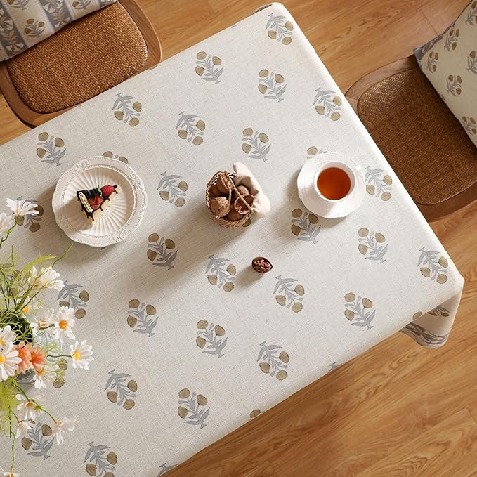 patdrea Designer Beige Tablecloth - Image 4