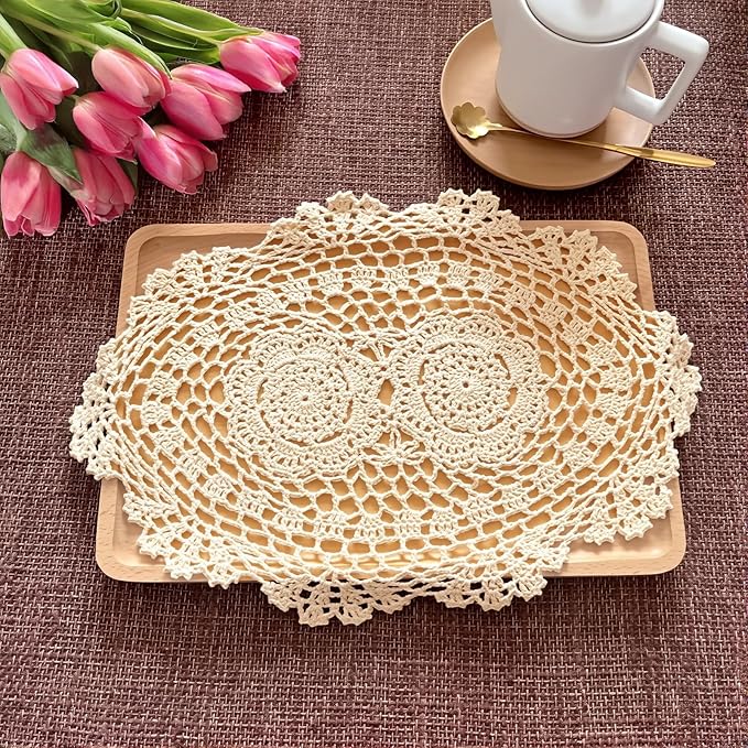 2-Pack Vintage Lace Placemats - Image 6