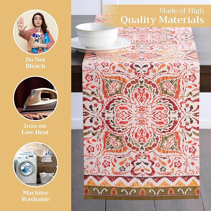 Maison d' Hermine Table Runner 100% Cotton Single Layer Table Runners 72 inches - Image 3