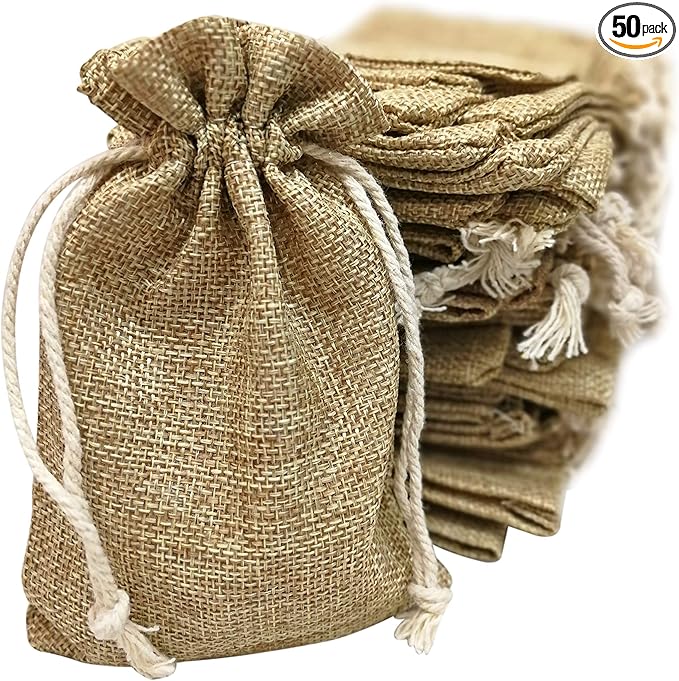 Supply Friend 50 Small Burlap Bags by SupplyFriend