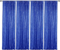 Sugargirl Navy Blue Sequin Backdrop Curtain 4 Panels 2FTx8FT Glitter Navy Blue by Sugargirl