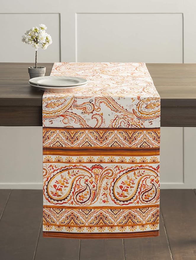 Maison d' Hermine Table Runner 100% Cotton Single Layer Table Runners 60 inches - Image 2