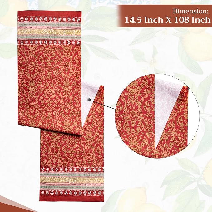Maison d' Hermine Table Runner 100% Cotton Single Layer Table Runners 108 - Image 4