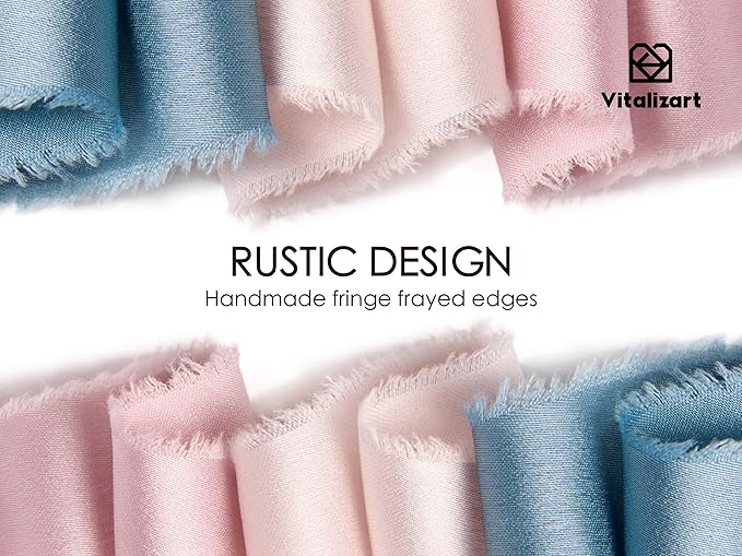 Vitalizart Silk Like Satin Ribbon 1 inch x 18 Yard Mixed Color Handmade Frayed - Image 4