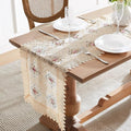 Warm Home Designs Gold Lace Table Runner. Embroidered by WarmHomeDesigns
