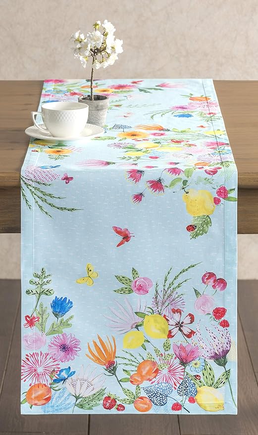 Maison d' Hermine Table Runner 100% Cotton Single Layer Table Runners 108 - Image 9