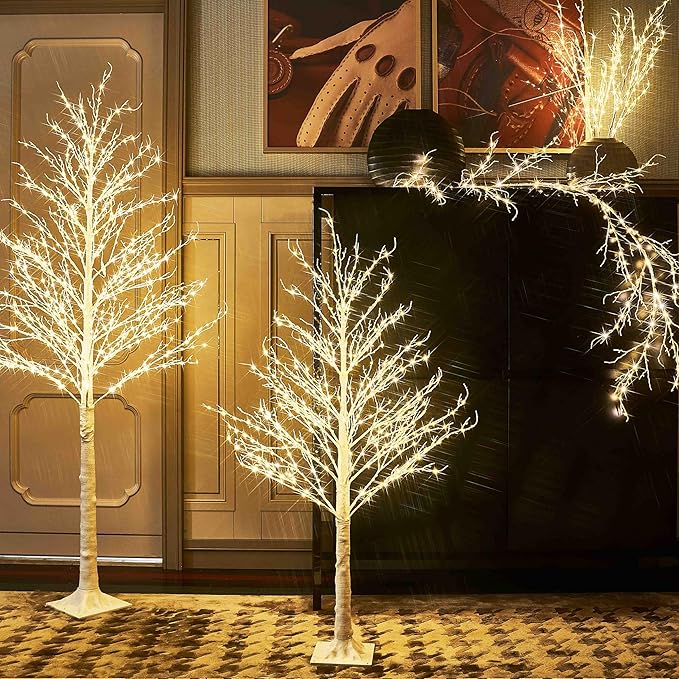 Hairui Lighted White Twig Branches Plug in - Image 5