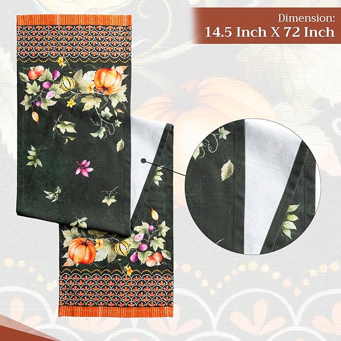 Maison d' Hermine Table runner 100% Cotton Single Layer Table Runners 72 inches - Image 4