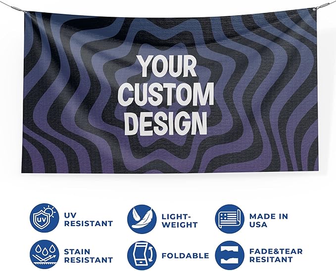 Custom Banner Large By Dreamcontroller | Personalize Polyester Wall Hanging - Image 3