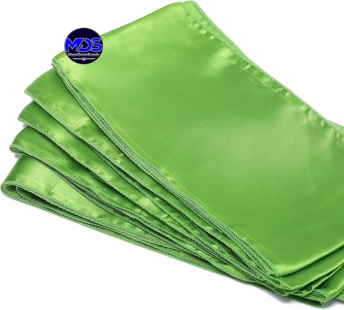 MDS Pack of 25 PCS Satin Chair Sashes Charmeuse Sateen Dining Chair Bows Ribbon - Image 5