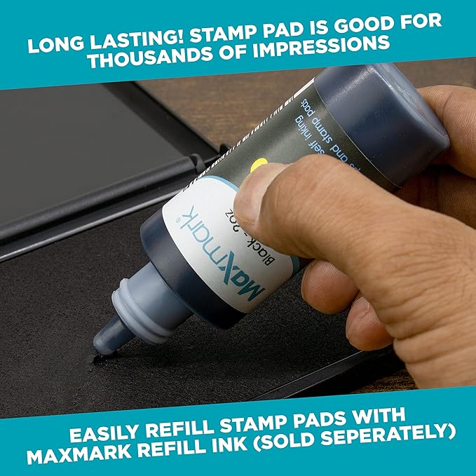 MaxMark Large Premium Dry No Ink Stamp Pad - Image 4
