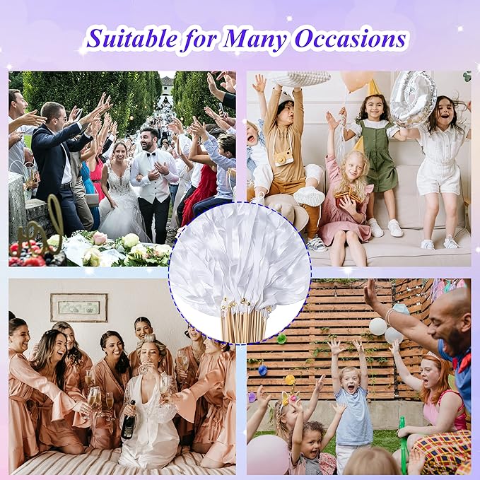 60 Pieces Wedding Colorful Ribbon - Image 5