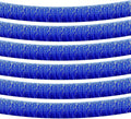 Blue Foil Fringe Garland 10FT 6packs, Metallic Foil Tinsel Fringe Banners by Acuteye