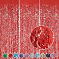 3 Pack Red Backdrop Curtain by CYLMFC