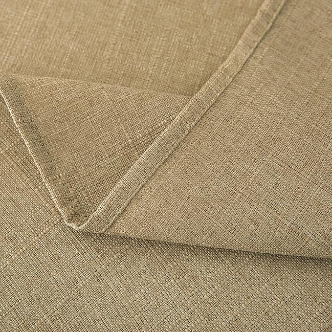 NLMUVW Round Linen Tablecloth 36 Inch, Small Tan Table Cloth Farmhouse Water - Image 5