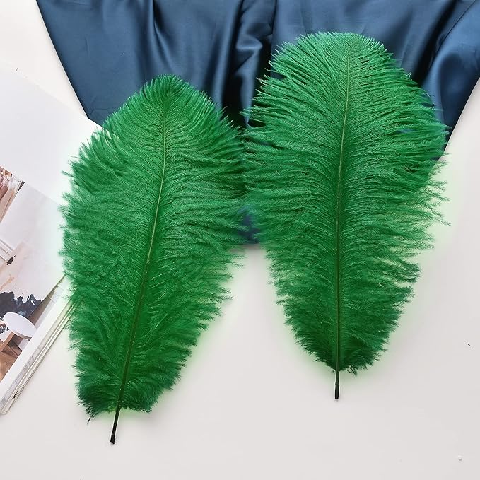 Ballinger Green Large Ostrich Feathers - Image 3