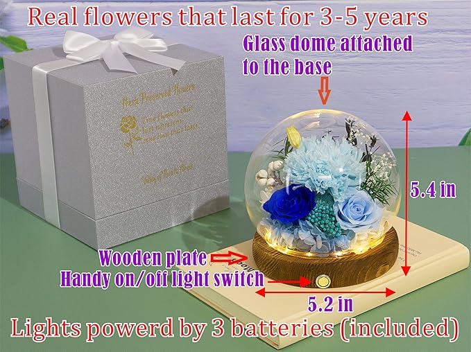 Valley of Rain & Forest Long-Lasting Real Flowers, Unique Floral Gift - Image 2