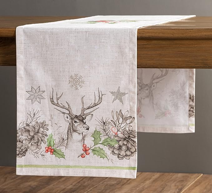 Maison d' Hermine Table Runner 100% Cotton Single Layer Table Runners 72 inches - Image 7