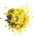 Gold Foil Mylar Round Confetti Circle Dot Graduation Wedding Table Scatter by AWESON+PARTY