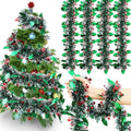 72 Feet Christmas Tinsel Garland Shiny Metallic Tinsel Twist Garland Streamers by Yilloog