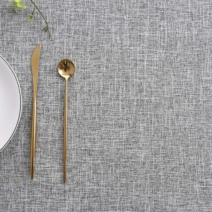 maxmill Flaxy Faux Linen Tablecloth - Image 8
