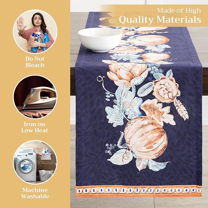 Maison d' Hermine Table Runner 100% Cotton Single Layer Table Runners 108 - Image 3