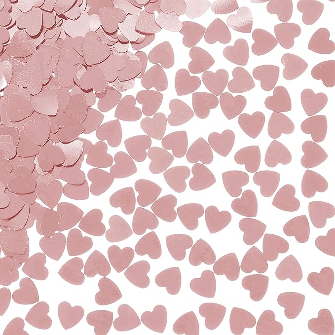 Rose Gold Love Heart Table Confetti by WHITEEN+POP
