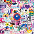 200PCS Gymnastics Stickers for Girls, Motivational Gymnastics Vinyl Stickers by Yqskt