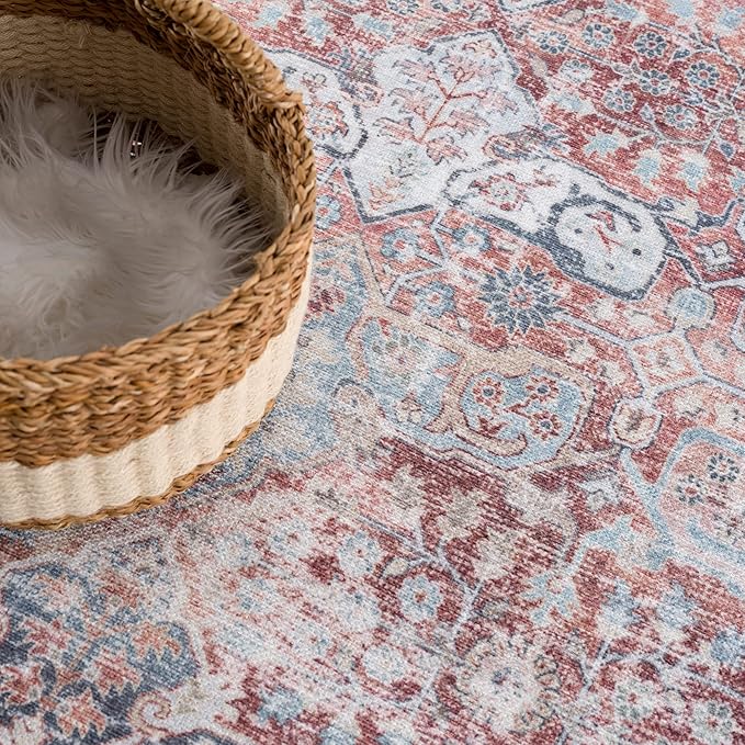 Bloom Rugs Caria Washable Non-Slip 12 ft Runner - Image 7