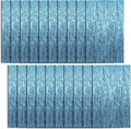 20 Pack Foil Curtain Backdrop Blue Metallic Tinsel Foil Fringe Curtains Photo by KEJ