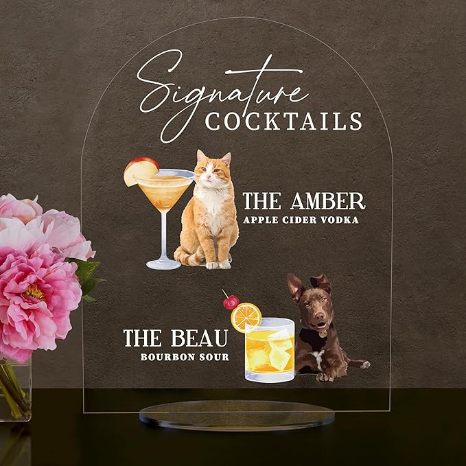 Pet Signature Drink Wedding Signs - Image 2