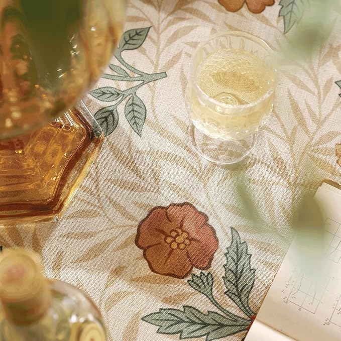 patdrea Designer French Vintage Rectangular Tablecloth, Dacorative Cover - Image 3